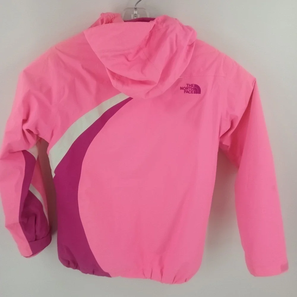 The North Face Girls Pink HyVent 3-in-1 Triclimate Jacket Fleece Liner SzL 14/16